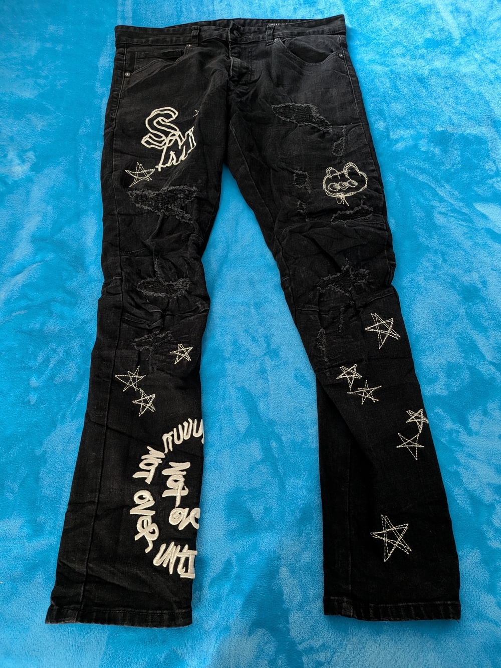 🔥Slim Tapered Fit Distressed Jeans🔥